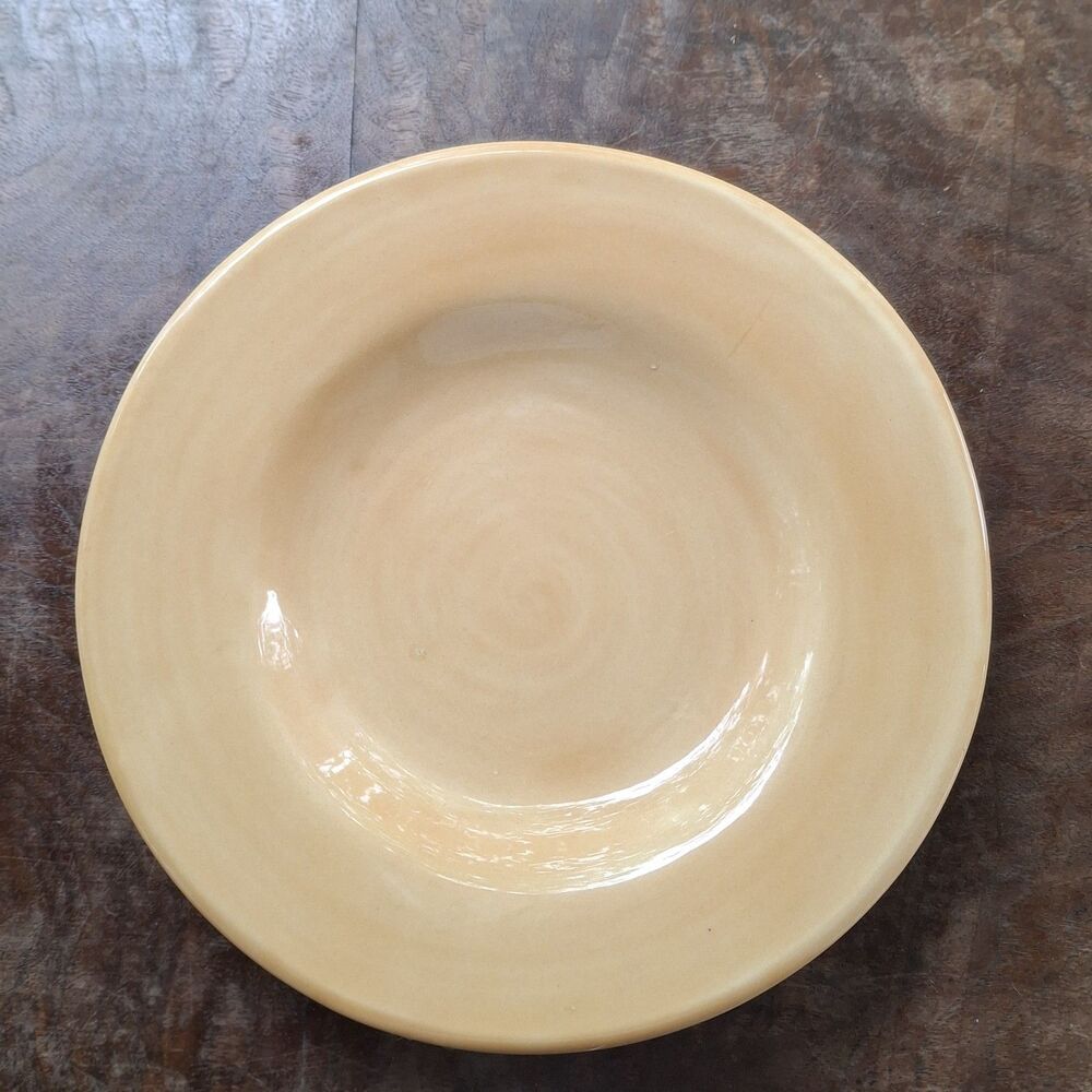 Pottery Barn Sausalito Soup Salad Pasta Bowl Mustard Yellow Amber